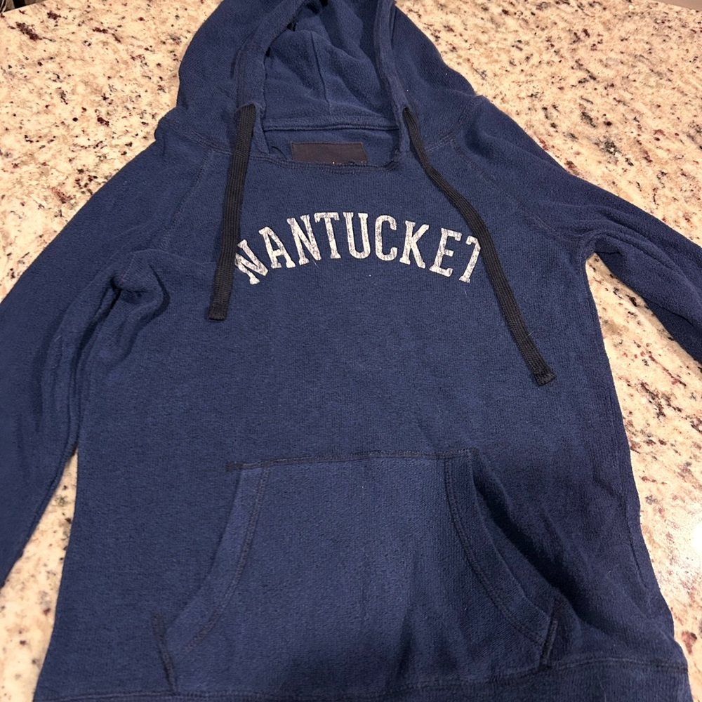 Nantucket Blue Hoodie Sweater